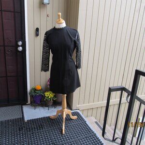 #474  NEW WOMAN'S BLACK SHEATH EVENING DRESS BY OU YUN NAI  (SIZE 18)